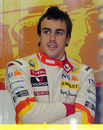 Fernando Alonso on Friday's practice day at the Nurburgring