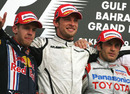 Jenson Button wins his third race ahead of Sebastian Vettel and Jarno Trulli
