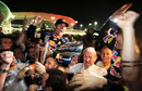 Mark Webber and Sebastian Vettel enjoy a Red Bull 1-2 in Abu Dhabi