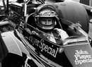 Ronnie Peterson in his iconic John Player Special Lotus-Ford 