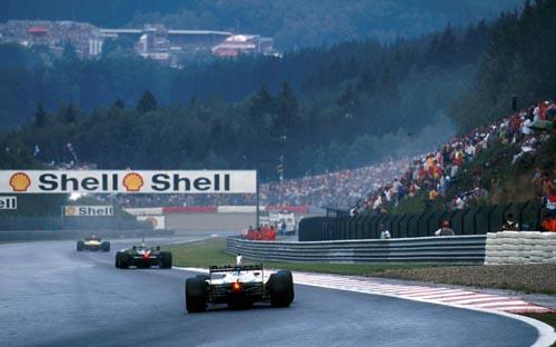 Traditional weather for the Belgian Grand Prix