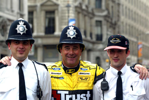 Nigel Mansell meets London police