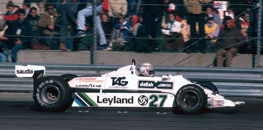 Alan Jones won his and Williams' first title in 1980