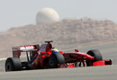 Felipe Massa got plenty of track time in the new Ferrari