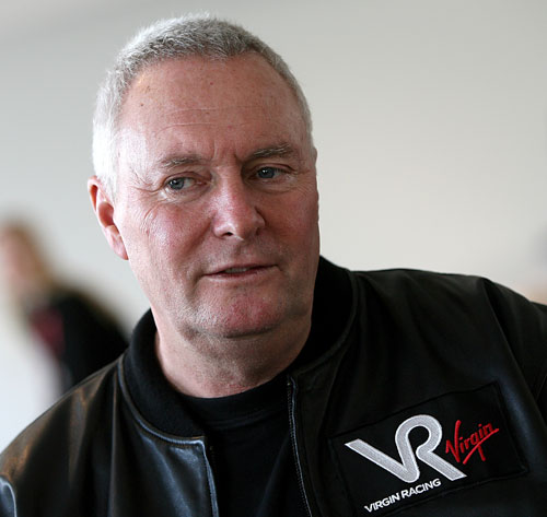 Manor's founder John Booth at the Virgin launch