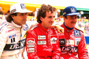 Nelson Piquet, Alain Prost and Nigel Mansell