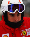 Fernando Alonso had a fall while skiing in Italy