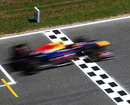 Mark Webber completes another lap