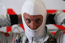 Jenson Button prepares for free practice