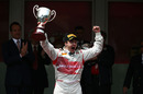 Davide Valsecchi celebrates giving Team Air Asia its maiden win in the GP2 feature race