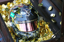 Tonio Liuzzi's special helmet for the Monaco Grand Prix