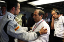 Tonio Liuzzi apologises to HRT team owner Jose Ramon Carabante for crashing in final practice