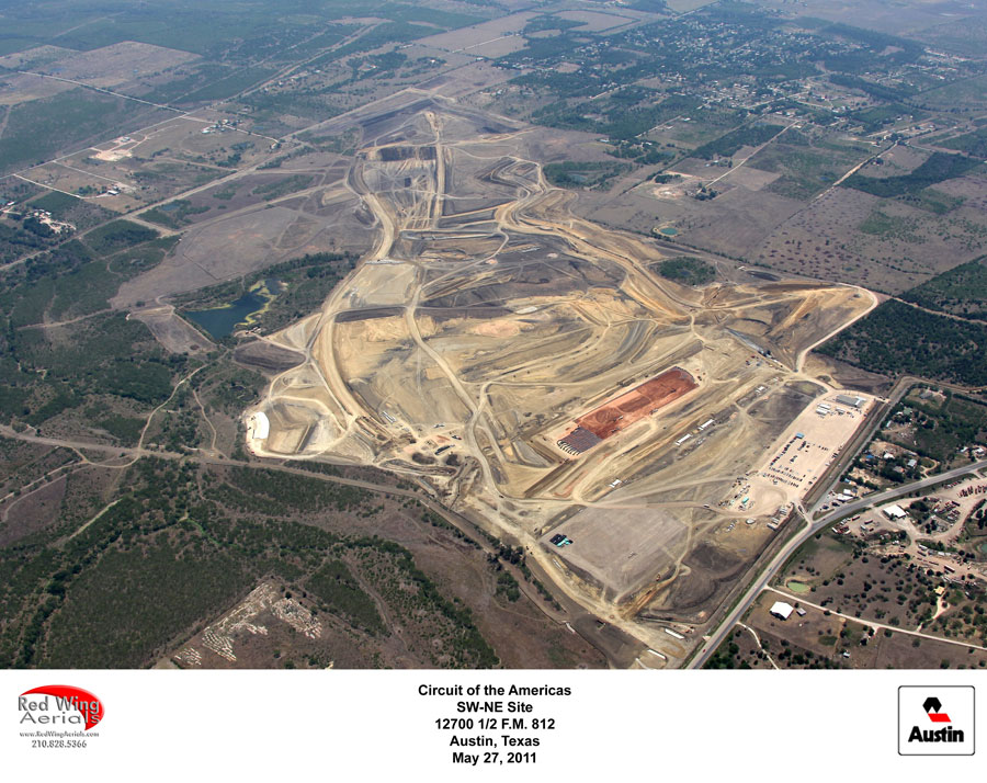 The Circuit of the Americas is starting to take shape ahead of the return of the US Grand Prix in 2012