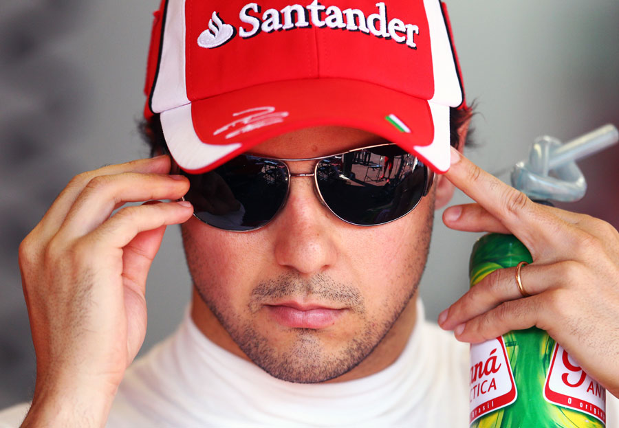 Felipe Massa focuses his mind ahead of practice