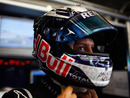 Sebastian Vettel straps on yet another a new helmet design