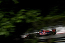Jaime Alguersuari speeds through the trees