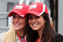 Ferrari fans smile despite the rain