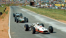 John Surtees leads Jack Brabham and Pedro Rodriguez