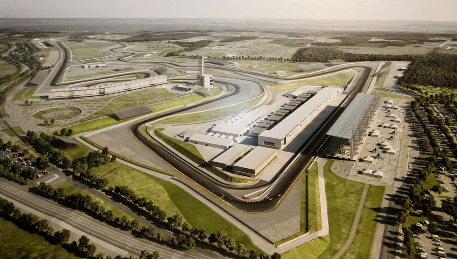 An artists impression of the completed Circuit of the Americas