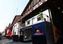 Red Bull offices in the paddock