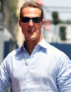 Michael Schumacher in the paddock
