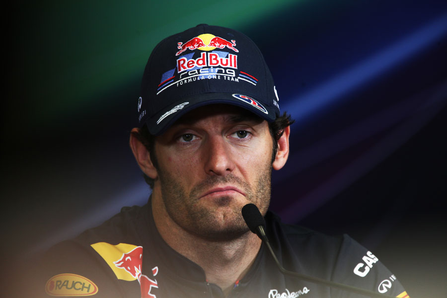 Mark Webber in the press conference on Thursday