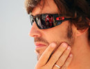 Fernando Alonso ahead of the start of the race