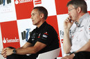 Martin Whitmarsh and Ross Brawn answer questions from fans at the FOTA Fans' Forum