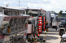 Preparations continue in the paddock