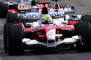 Ralf Schumacher leads Robert Kubica and Jenson Button