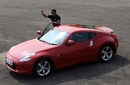Narain Karthikeyan takes a spin in a new Nissan sports car