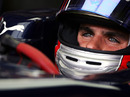 Jaime Alguersuari prepares for practice at Monza