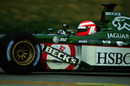 Niki Lauda tested a Jaguar in 2002