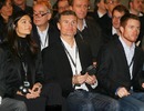 David Coulthard enjoys the Mercedes unveiling