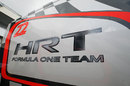 HRT's new logo on one of its trucks