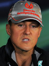 Michael Schumacher in the press conference