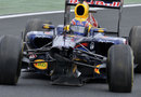 Mark Webber recovers to the pits
