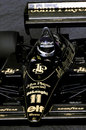 Johnny Dumfries on track in the Lotus 98T