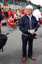 Bernie Ecclestone on the grid