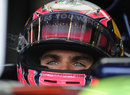 Jaime Alguersuari in the Toro Rosso cockpit