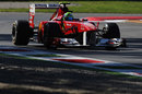 Felipe Massa heads through the shade