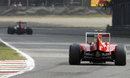 Felipe Massa exits the second chicane