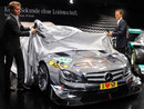 Nico Rosberg and Michael Schumacher unveil the new DTM Mercedes C-Coupe 