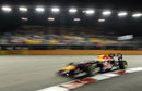 Sebastian Vettel at speed in FP2