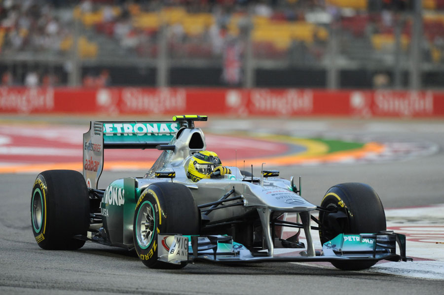Nico Rosberg attacks turn three