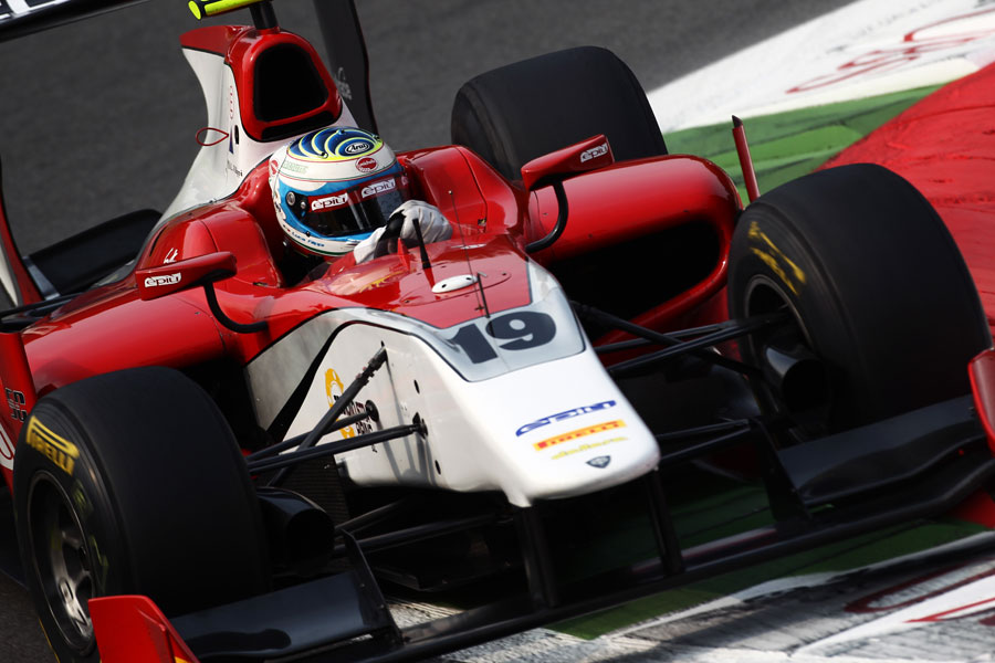 Luca Filippi tackles Monza's chicanes