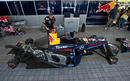 Red Bull builds a showcar ahead of its demonstration run in New Delhi