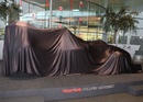 The 2009 McLaren under wraps