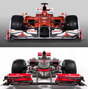 A head-on comparison of the new Ferrari and McLaren