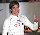 Vitaly Petrov takes pole position for the GP2 race in Portugal